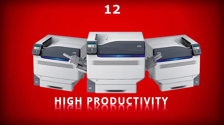 OKI Pro9541 Pro9542 - 5 Colour Digital LED A3 Printers - CMYK+ White or Clear Gloss