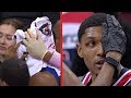 Bradley Beal & Tyrone Wallace Nasty Head Collision - Injury | Clippers vs Wizards | Nov 20, 2018