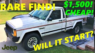 Barn Find 1988 Jeep Comanche! Will it Start?
