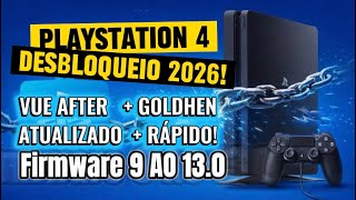 PS4 DESBLOQUEADO 13.00 EM 2026! GOLDHEN + VUE AFTER ESTÁ INSTÁVEL? TESTEI TUDO!