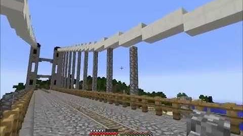 Minecraft Suspension Bridge!