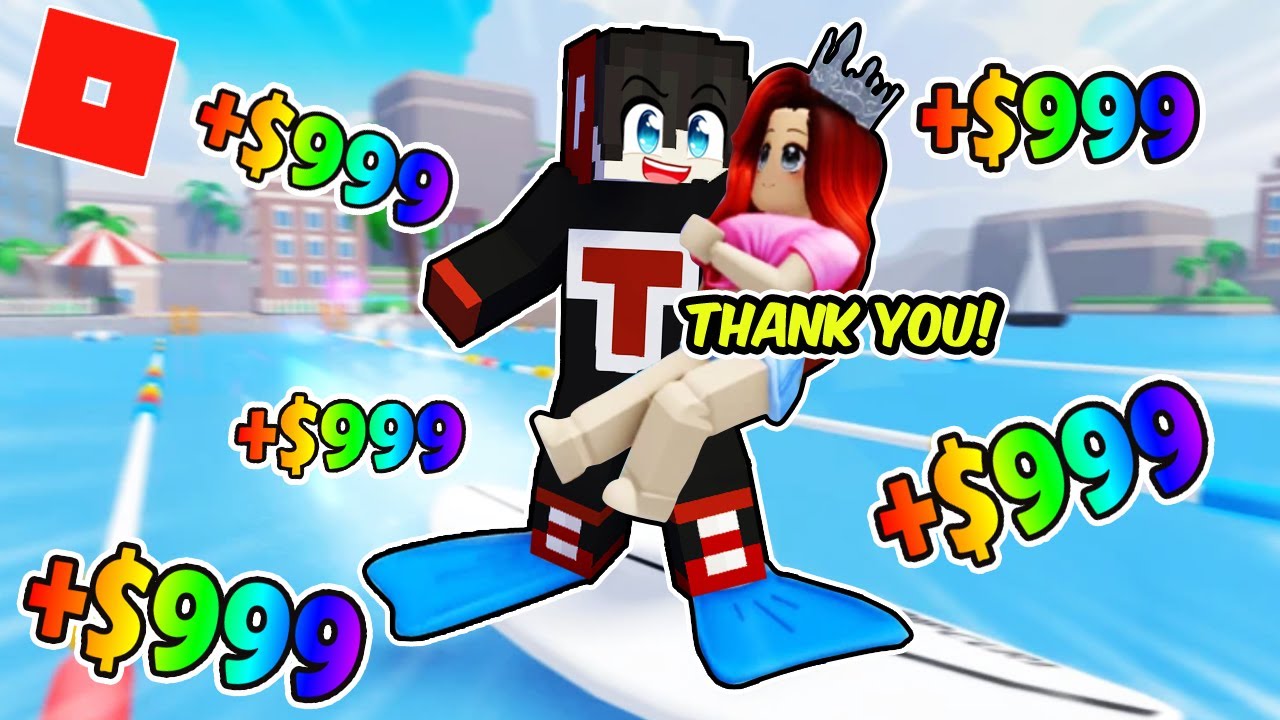 TankDemic Swim To Save Princess In Roblox ( Tagalog ) | Roblox | Kuya Tank