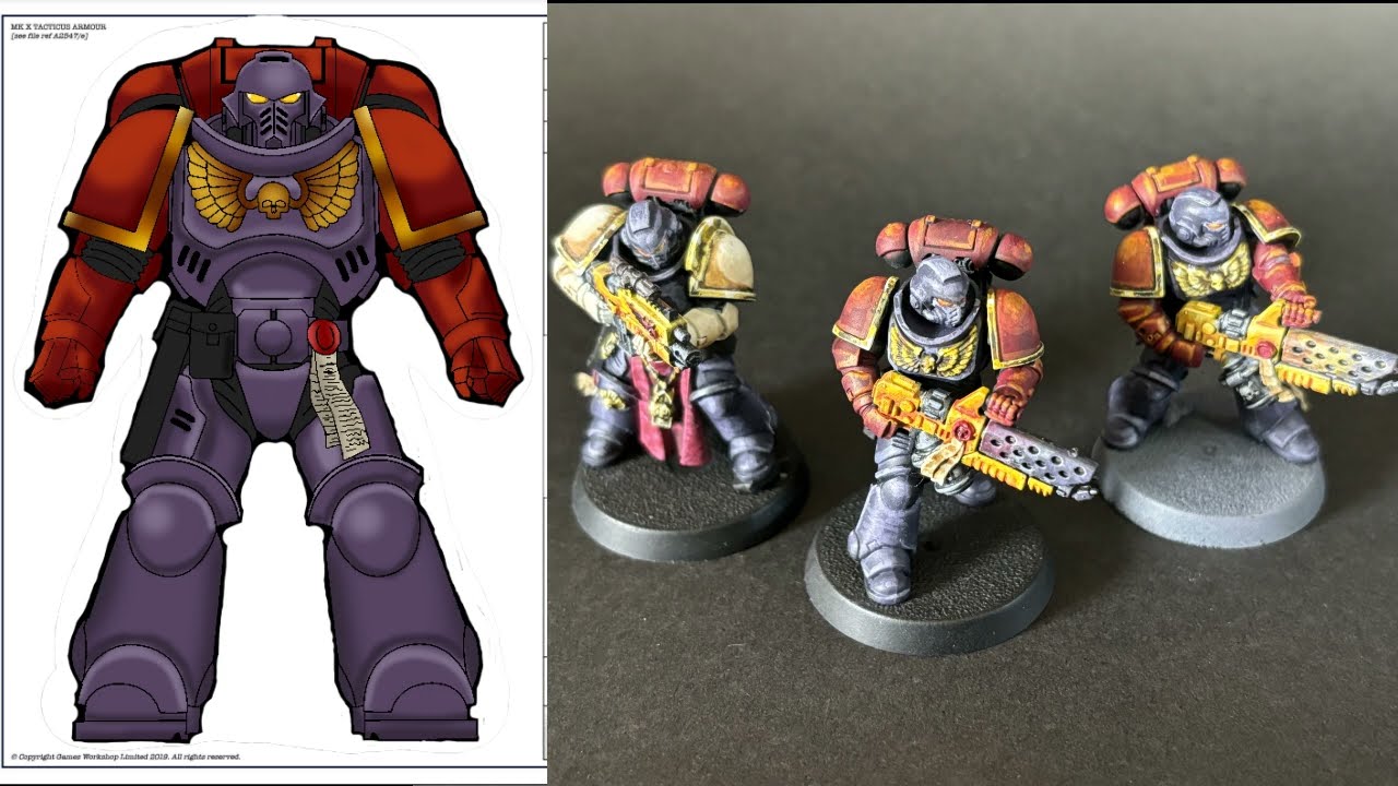 Painting my Space Marine chapter