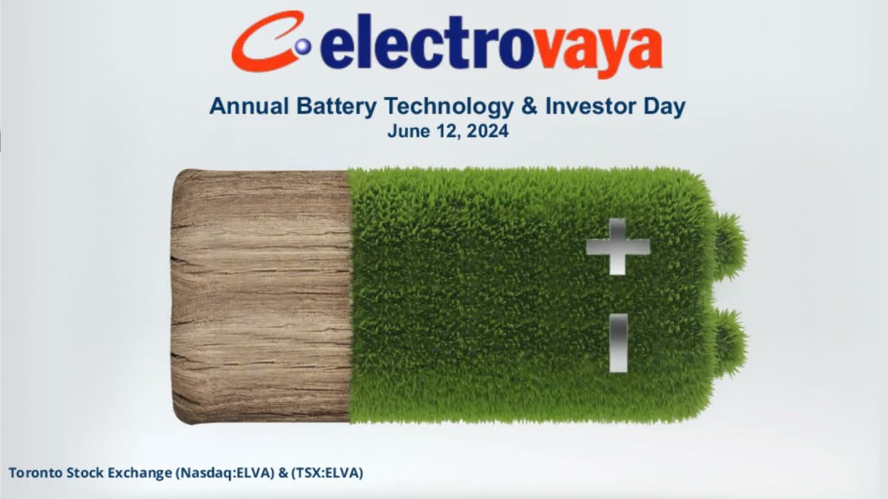 Electrovaya's Battery Technology & Investor Day 2024