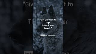 dogs love ❤🐕 motivational quotes | inspirational quotes #shorts #dog #short