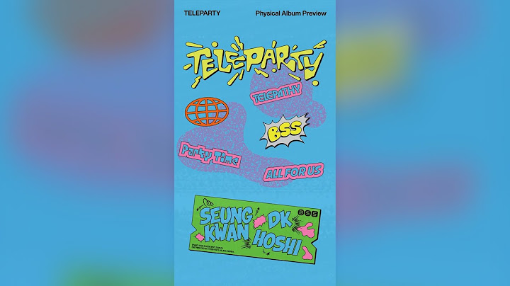부석순 (SEVENTEEN) 2nd Single Album 'TELEPARTY' Physical Album Preview