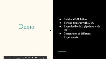 Versioning Machine Learning Models and Data - Geek Night Talk (DVC)