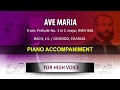 Ave maria  bach  gounod karaoke  score guide  high voice