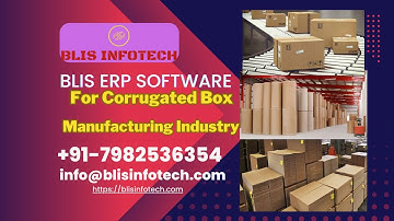 BLIS ERP software for Corrugated box Industry