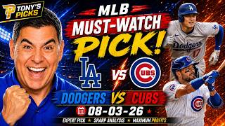 LA Dodgers vs Chicago Cubs Pick 8/3/26 MLB Pick Prediction