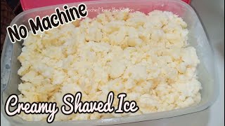 No Machine Creamy Shaved Ice | Creamy Ice for Halo-Halo or Bingsu