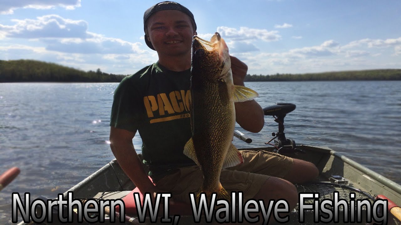 Walleye Fishing Northern WI Lakes For Huge Walleyes! YouTube
