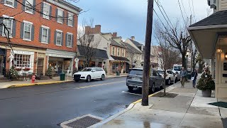 Christmastime in Lititz - beautiful &amp; festive small town decor and shops