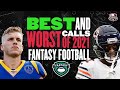 2022 Fantasy Football Advice - Best and Worst Calls of the 2021 Fantasy Football Draft