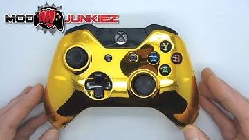 Gold Xbox One Custom Controller from Modjunkiez