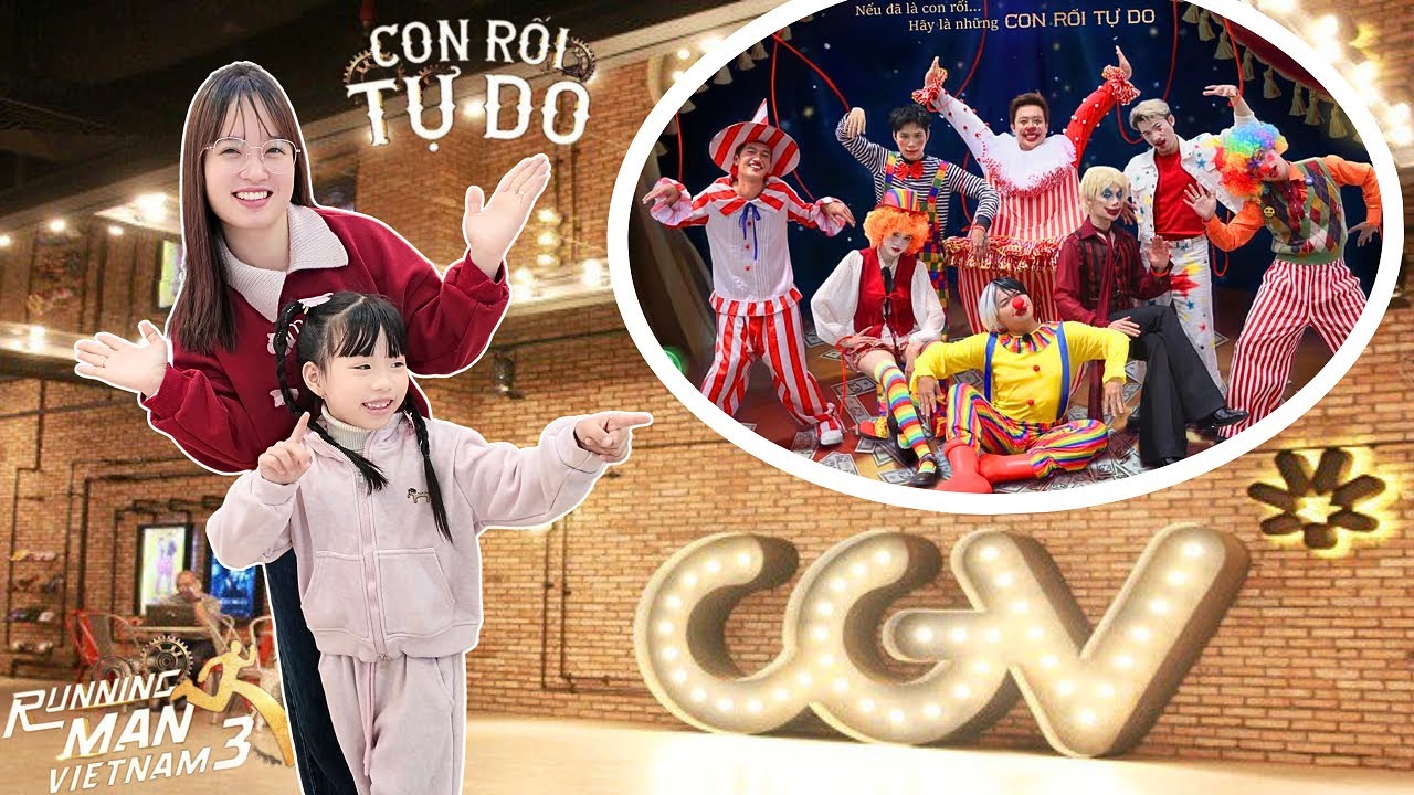 Mẹ Huế Bắt Xe Dẫn MiMi Đi Xem Running Man Tập 16 Con Rối Tự Do Tận Rạp Chiếu Phim CGV Hà Nội