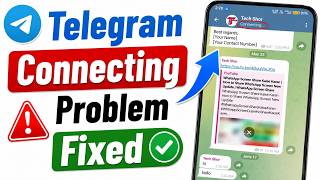 Telegram Connecting Problem Solve || Telegram Not Working Problem Solve