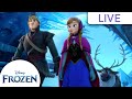 🔴 LIVE A Frozen Winter Wonderland | Animations For Kids | Disney Princess