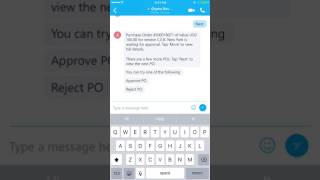 Chyme SAP Purchasing Assistant on Skype for Business
