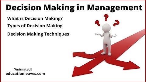 Decision Making, Types of Decision Making, Decision making Techniques #decisionmaking