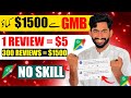 Earn 1500 by gmb reviews method  google map reviews method  earn money online