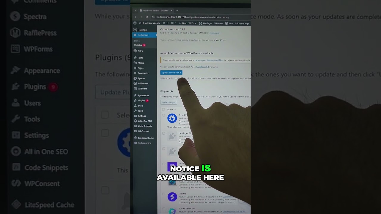 WordPress 6.8: The RIGHT Way to Upgrade (Step-by-Step)