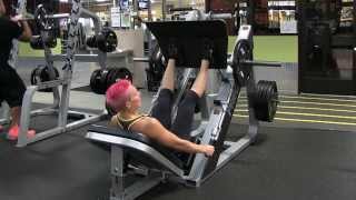 HowTo Use the 'Angled Leg Press' Machine