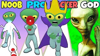 NOOB vs PRO vs HACKER vs GOD in Find The Alien NEW LEVELS Part3