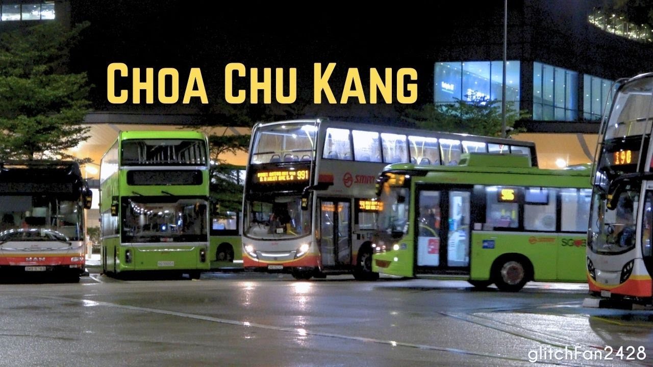 Buses at Choa Chu Kang Bus Interchange, Singapore 2024