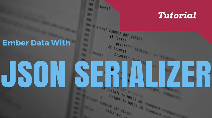 Using Ember Data With The JSON Serializer