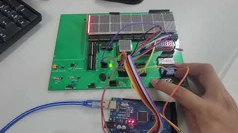 簡易Arduino電子時鍾（以單一七段顯示器呈現）