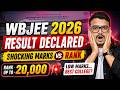 WBJEE 2026 Result Out 🔥 Shocking Marks vs Rank | Expected Cutoffs #wbjee2026