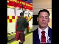 John cena reacting to British fire department sirens