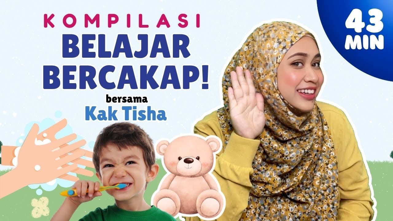 Terbaru | Perkataan Pertama Saya | Kak Tisha Video Anak Belajar Bercakap | Bina Ayat 1- 4 Tahun