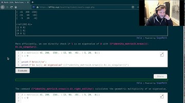 Eigenvalues: Part 4/4 "Sage"