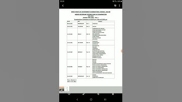 12th Revison Exam Time Table