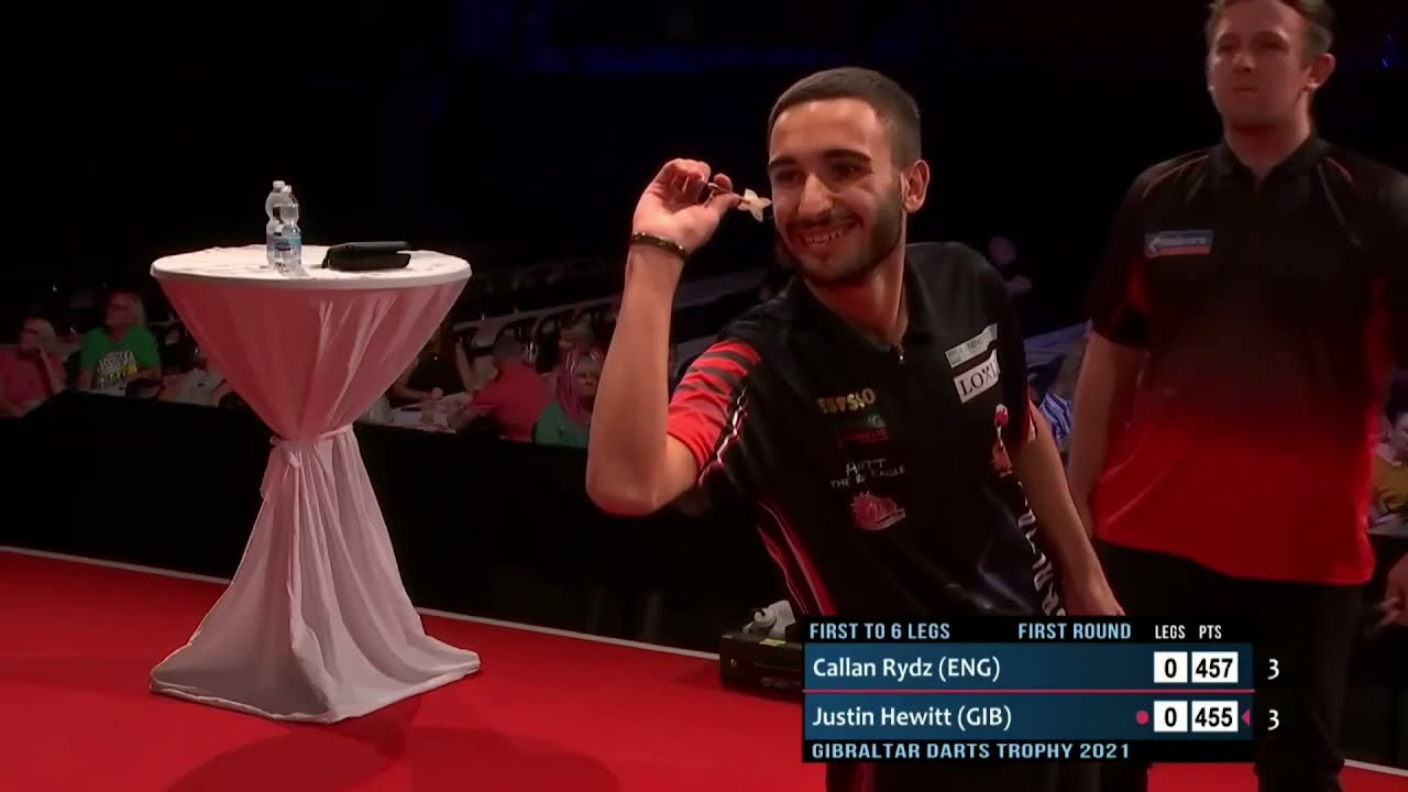 Callan Rydz v Justin Hewitt | 2021 Gibraltar Darts Trophy | Round 1