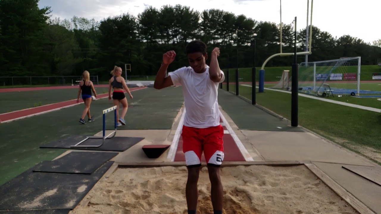 Long jump drill 62419 YouTube