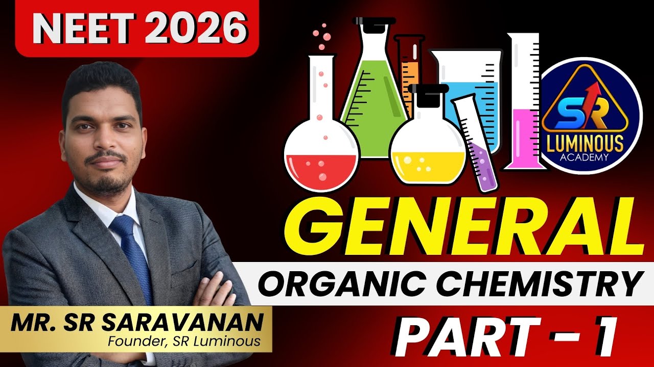 NEET Chemistry LIVE 🔴 | General Organic Chemistry | You MUST Know to Score 700+