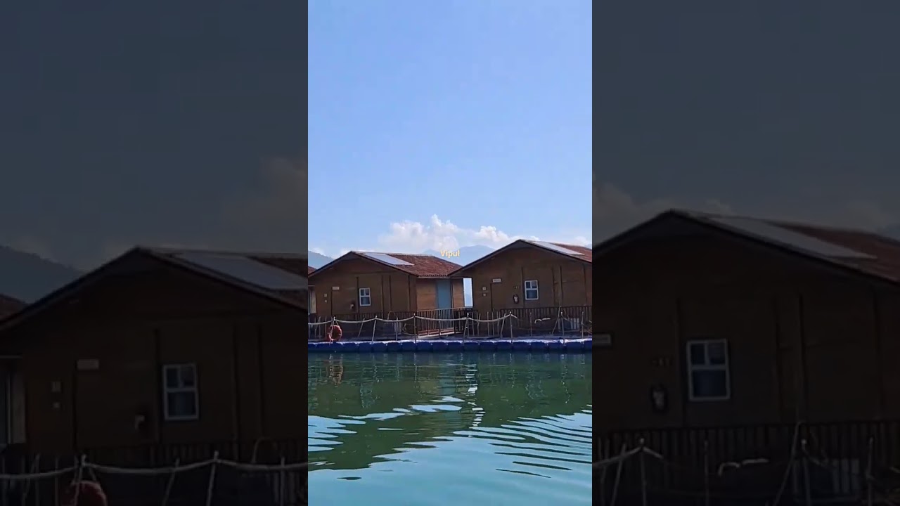floating huts, tehri lake, tehri dam,tehri,uttarakhand YouTube