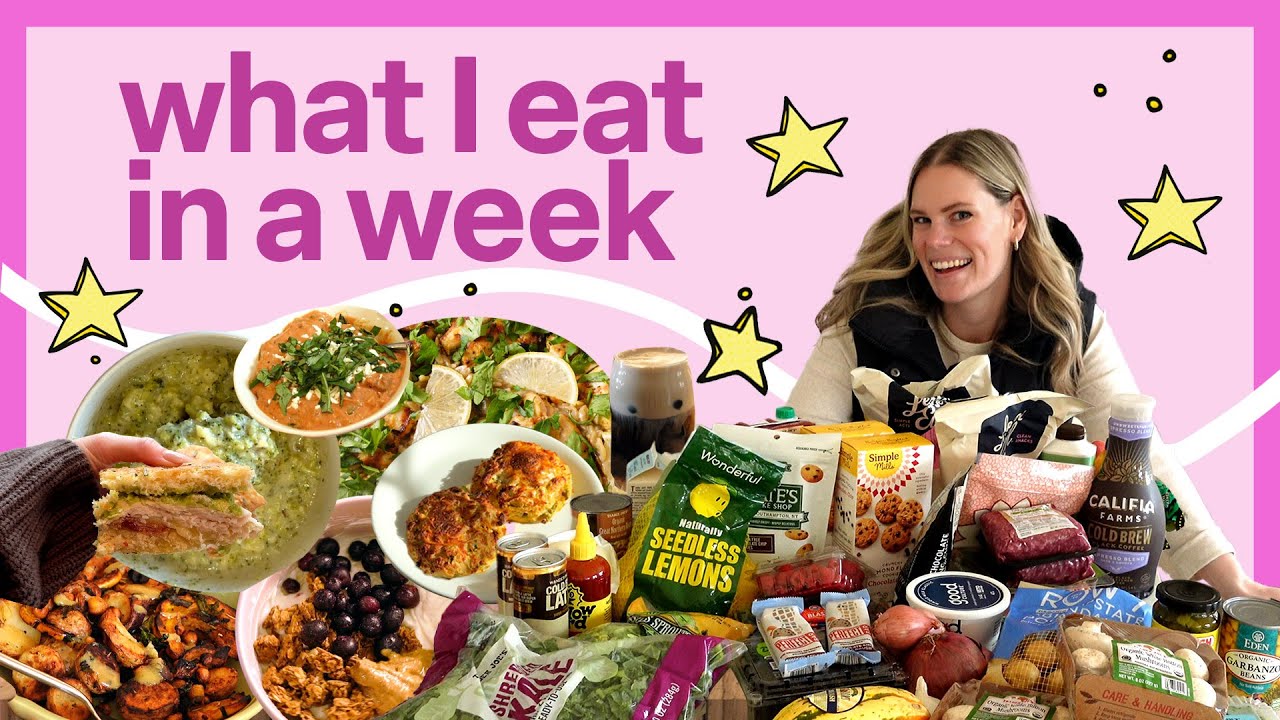 what I eat in a week | grocery shopping, meal prep, & cooking in my new house!!