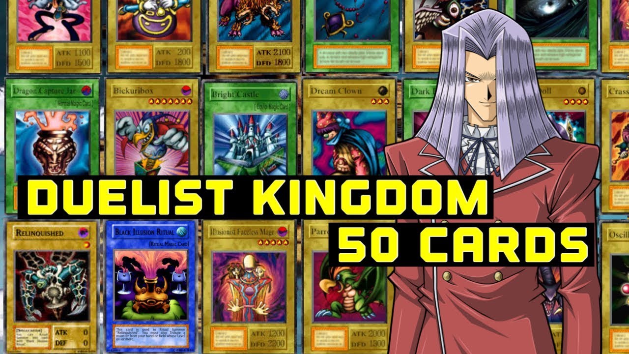 Duelist Kingdom Pegasus Decks - 50 Cards - YouTube