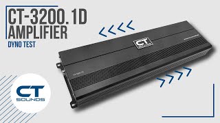 CT Sounds CT-3200.1D Amp Dyno Test!!