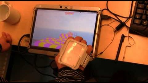 Gaze control and 6DOF sensors used to control objects in a 3D space