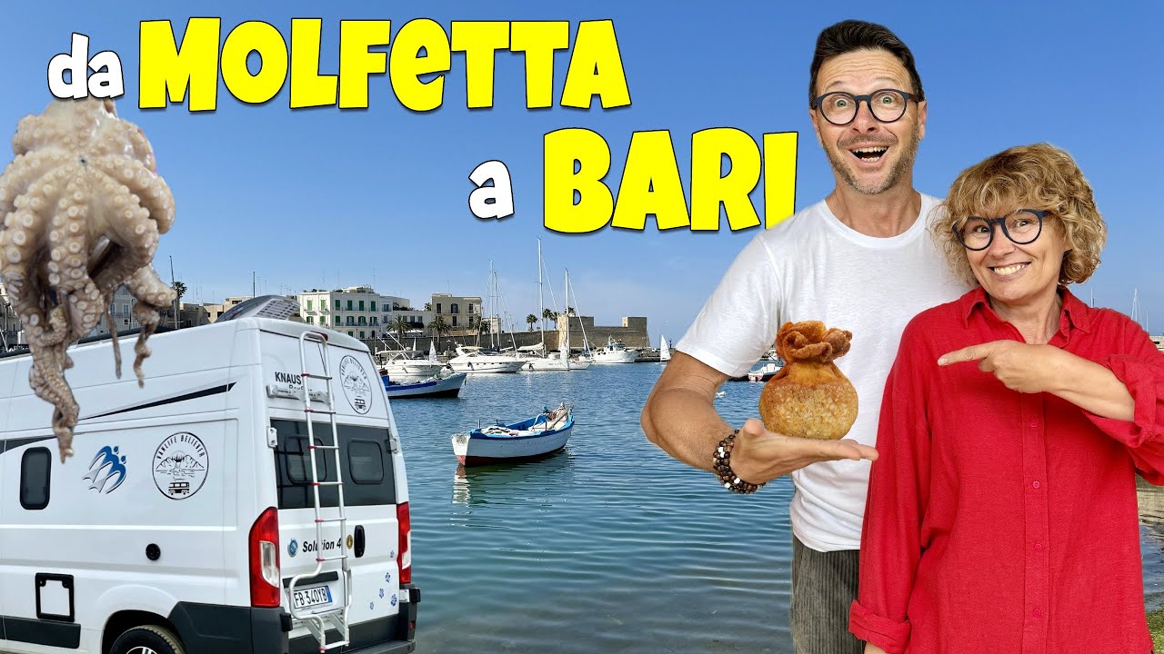 COME si MANGIA in PUGLIA... 🚐 da Molfetta a Bari in Camper
