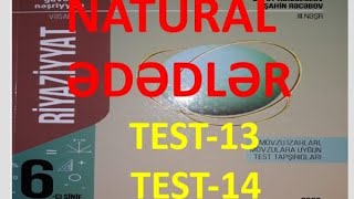 Güvən Nəşriyyatl 6-Cı Sinif 2022. Natural Ədədlər. Test-13 Test-14