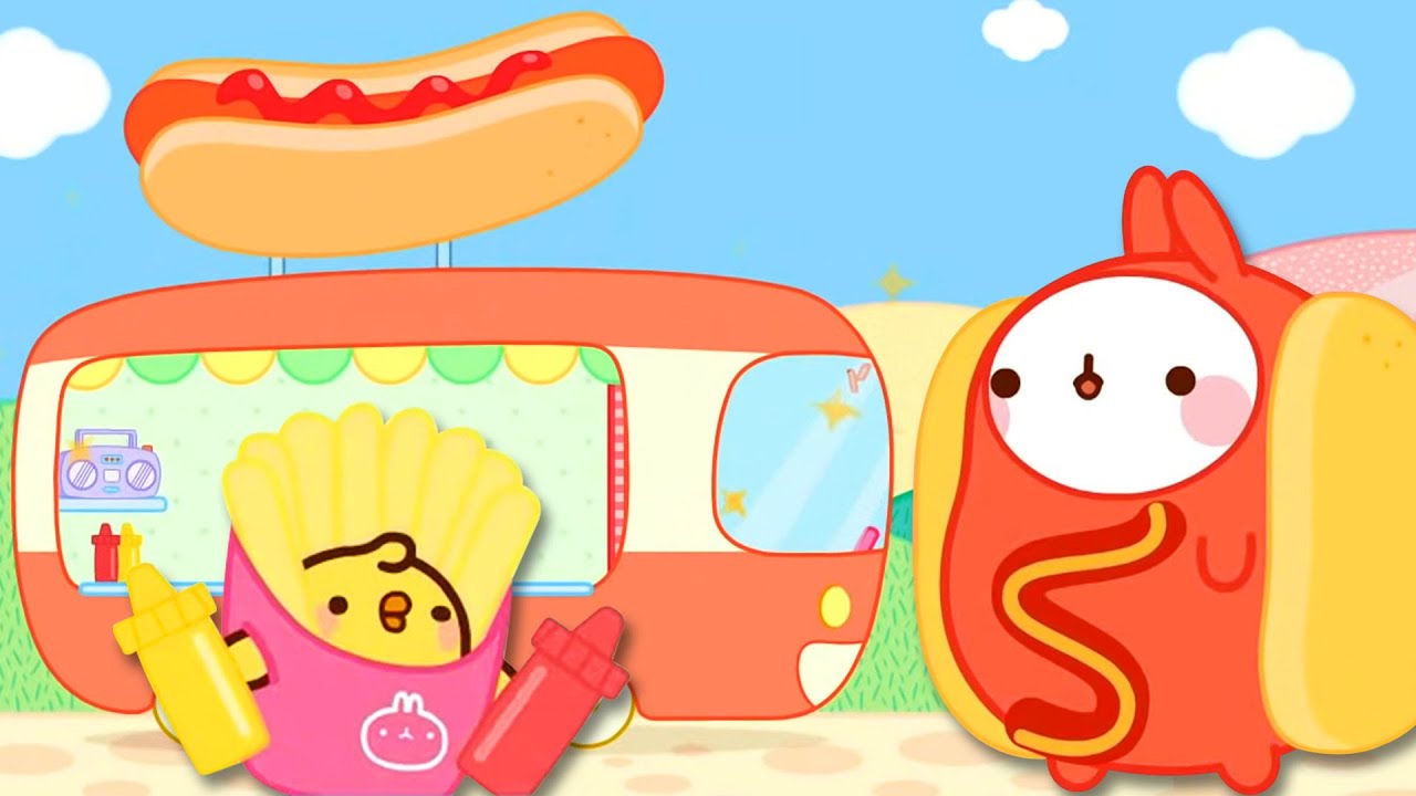 Molang - Food Fest Party | Comedy Cartoon for Kids | HooplaKidz TV