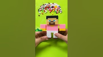 Steve Minecraft by Lego #minecraft #steve #lego #shorts