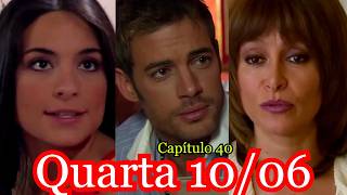 SORTILÉGIO (CAPÍTULO 40) QUARTA - FEIRA (10/06/2026) - CAPÍTULO DE HOJE
