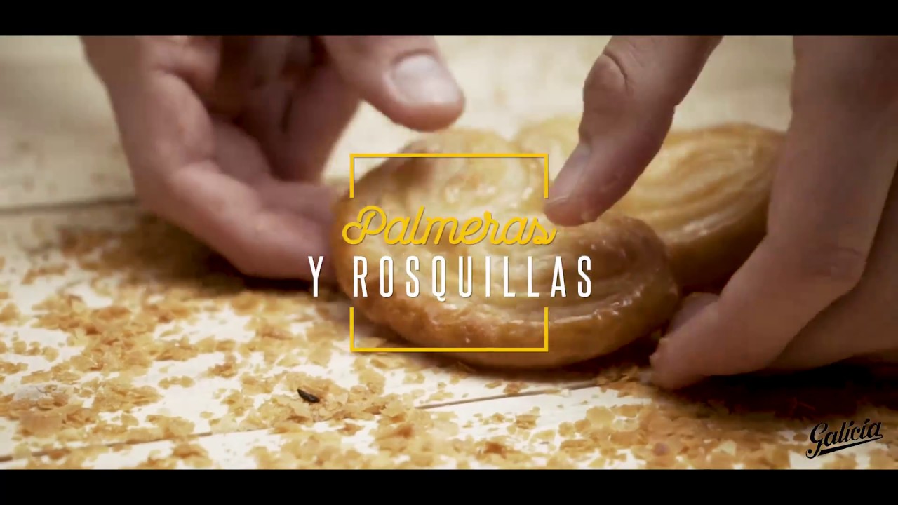 Palmeras y rosquillas de HOJALDRE bañadas - Pastelería  y Dulces Galicia TORDESILLAS
